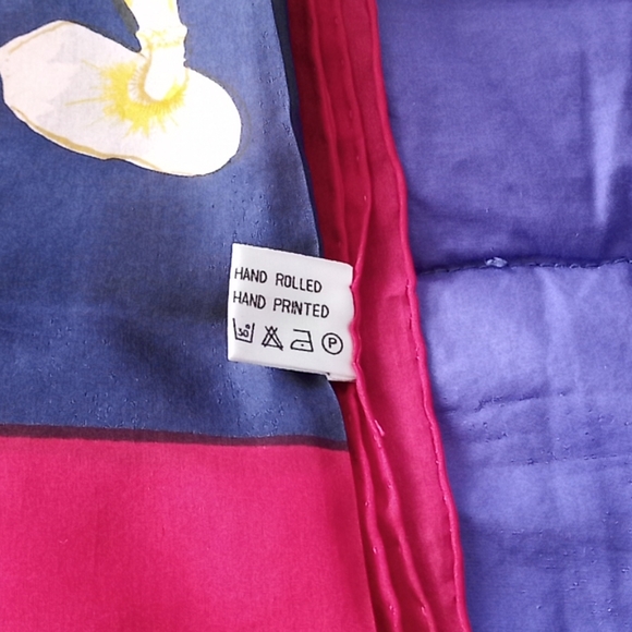 Hand Rolled Silk Scarf - Picture 7 of 8